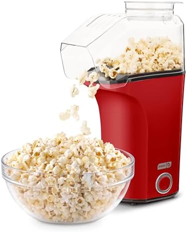 Dash Fresh Pop Popcorn Maker - Oil-Free, Air Popcorn Popper - Wit...