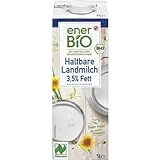 ENNER H-Milch Landmilch 3,5 % Fett – 1 L | Haltbar & ideal für Kaffee, Müsli & Alltag