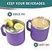 KLUBI May You Be Proud Of The Work You Do - Therapists Gifts for Women 14 Ounce Tumbler Purple Mug Gifts for Therapists Female Thank You Gift for Women Cute Employee Appreciation Gift for Coworkers