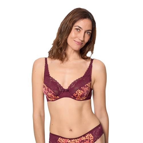 Playtex Sujetador De Armaduras De Microfibra, Azul, 95E para Mujer
