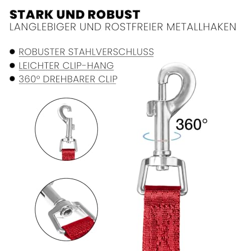Loutep Schleppleine Für Hunde Lange Leine 3m 5m Schleppleine 10m Für Hunde 15m 20m 25m 30m Hundeleine Für Kleine Mittel Große Hund Langlaufleine Wasserfest Leicht Laufleine