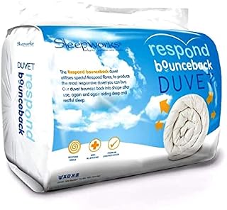 Sleepworks 10.5 Tog Luxury Hotel Quality Respond Bounce Back King Bed Size Microfibre Duvet Quilt, Embossed Soft Touch Ideal For Spring & Autumn By Littens