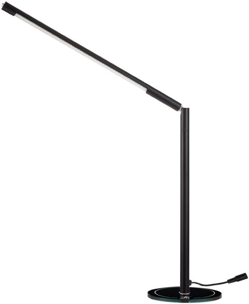 PASTARSON Dimmable 5W Plastic LED Table Lamp/Desk lamp Eye-care for Reading,Kids,Living Room,Bedroom Energy A++(BLACK)