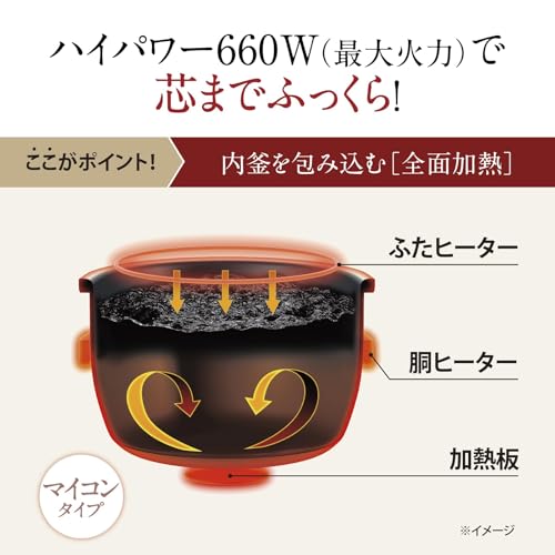 象印(ZOJIRUSHI) 炊飯器 5.5合 NL-DT10-BA の商品画像 6