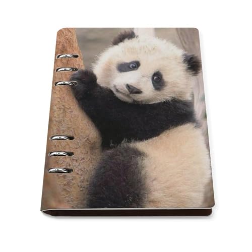 Carnet de notes A5 panda pour bureau et organisation personnelle