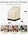 Vailge Stackable Patio Chair Cover,100% Waterproof Outdoor Chair Cover, Heavy Duty Lawn Patio Furniture Covers,Fits for 4-6 Stackable Dining Chairs,36"Lx28"Wx47"H,Beige&Brown