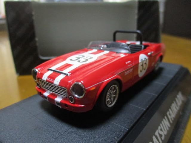 Amazon.co.jp: EBRO 1/43 Datsun Fairlady 2000 SCCA Racer SR311 Red