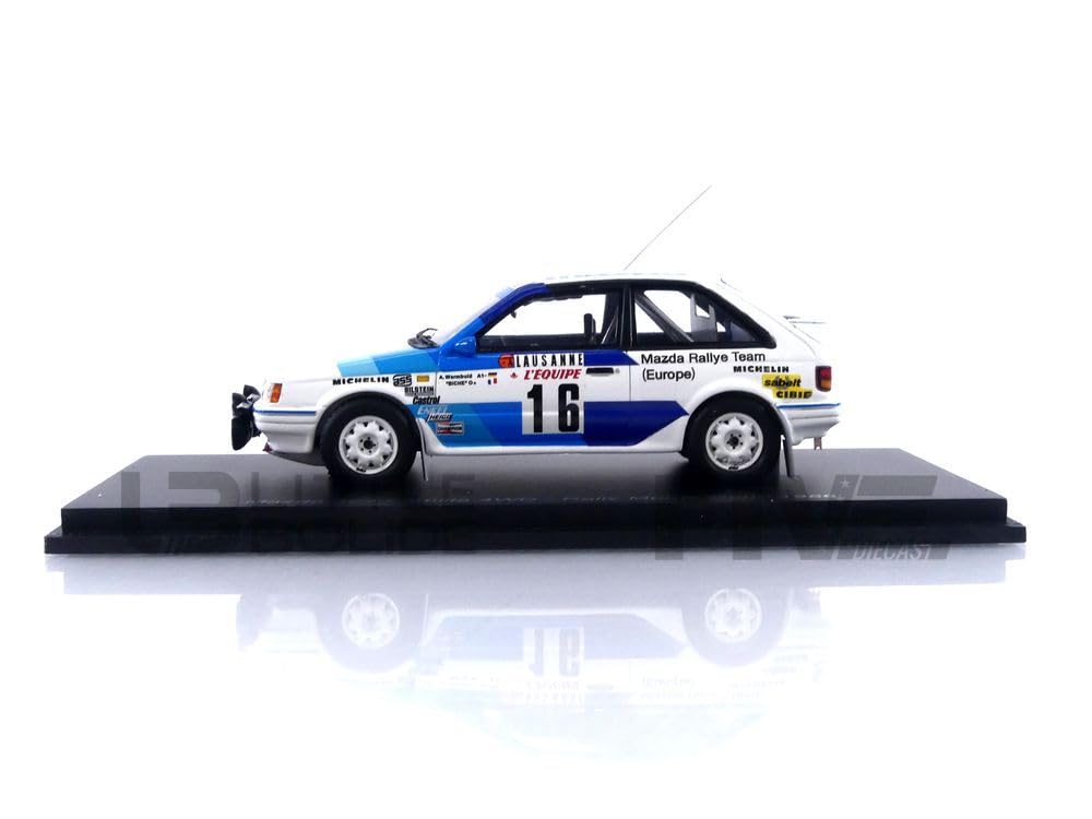 1/43 スパークミニカー MAZDA323 4WD 1986モンテカルロ 1/43 スパークミニカー MAZDA323 4WD 1986モンテカルロ MAZDA