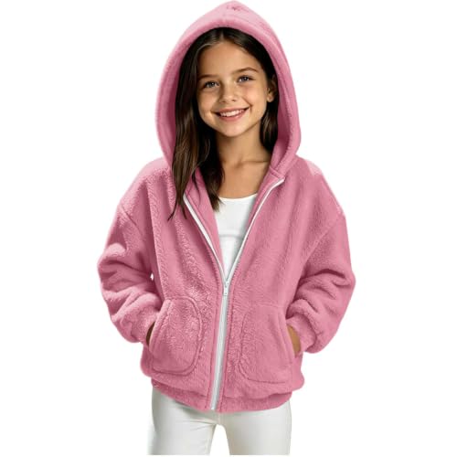 Piuwrlz Girls Full Zip Hooded Fleece Jacket Warm Winter Coat - image 4