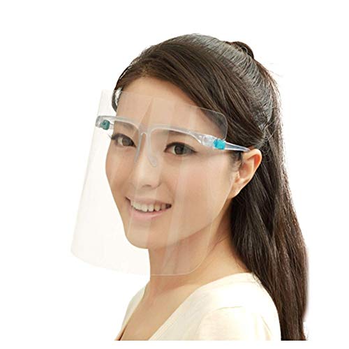Preisvergleich Produktbild Anti-Spucken Sneeze Maske, Anti-Fog Gesichtsschutz durchsichtiger Kunststoff Visier Augenschutz-Gesichtsmaske for Outdoor-Küche