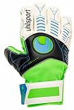 Guantes Guardián Fútbol uhlsport - Guantes de Portero ergonómicos Blanco, Negro, Verde Talla:4