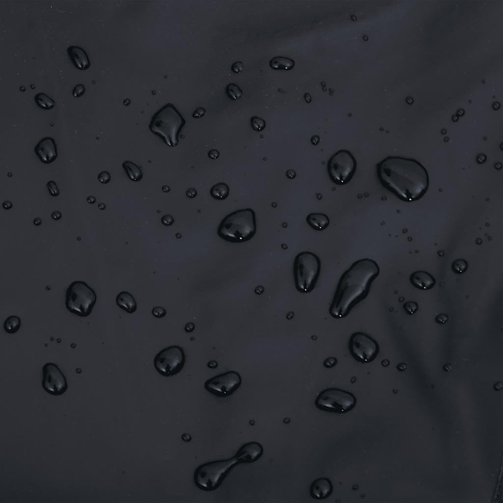 Brodowery biodrowe, czarne, rozmiar 40, poliester powlekany PCW, wodoodporne i wytrzymałe, oddychające, z antypoślizgową gumową podeszwą, idealne do wędkowania, polowania i aktywności na