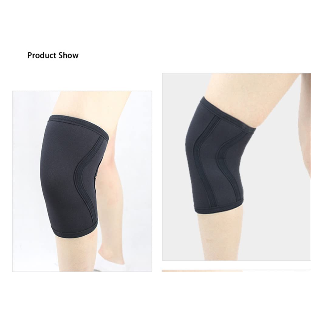 Squat 7mm Genouillère Soutien Protecteur Hommes Femmes Gym Sports Basketball Volleyball Protecteur (Couleur : A, Taille : Lcode) (A XLcode)