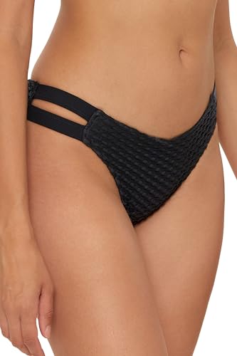 BECCA Women's Castaway Bikini Bottom, Cheeky Coverage, Swimwear Separates2