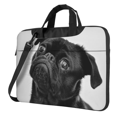 Sac pour ordinateur portable carlin noir résistant aux chocs de bureau