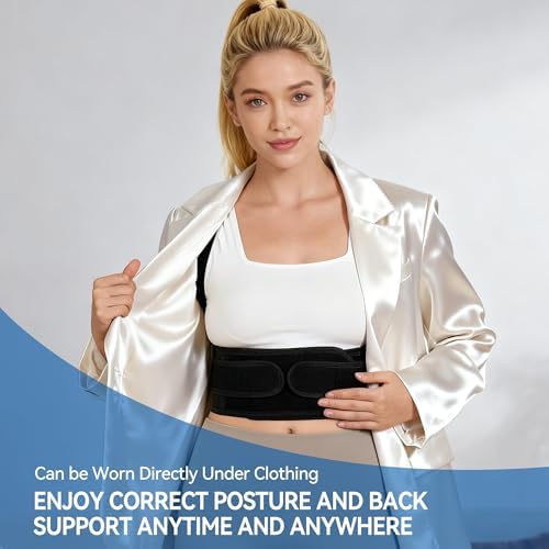 Posture Corrector for Women and Men, Back Brace Support for Upper and Lower Back Pain Relief, Adjustable for Back straightener, Spine Alignment, Scoliosis, Hunchback, Spine Corrector