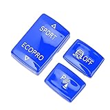 Kit de Bouton de Vitesse avec Interrupteur Antidérapant ESP, Bouton Sport et clé de Capt...