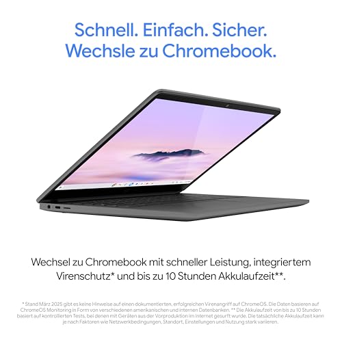HP Chromebook x360 Laptop, 14 Touchscreen, Intel Celeron N4120, 4 GB DDR4 RAM, 64 GB eMMC, Intel UHD Graphics 600, ChromeOS Betriebssystem, QWERTZ, Germini, Ceramic White