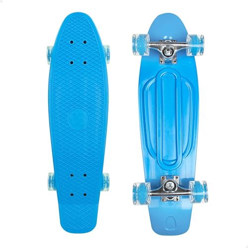 COLORBABY CB Riders, Monopatín, Patinete Skate, Color Azul, 71 x 20 cm, Eje Aluminio, Skateboard niño, Tabla con 4 Ruedas PU, Peso máximo 100 kg, Regalo 6 años (47197)