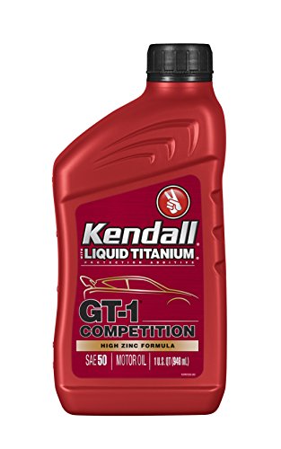 Kendall 1074973-12PK GT-1 50W Motor Oil with Liquid Titanium, 32. Fluid_Ounces, 12 Pack
