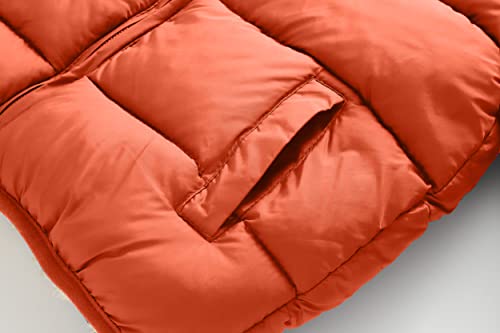 Anhdm Babys Girls Winter Coat Babys Boys Fleece Lined Warm Jacket Coats Hooded Down Coat Outerwear, B/Chocolate,2-3T=Tag 100 #TOP5