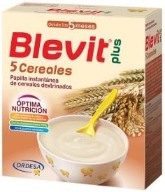 Blevit Plus 5 Cereales 300 gr - Alimentación del Bebé a Partir de 5 Meses