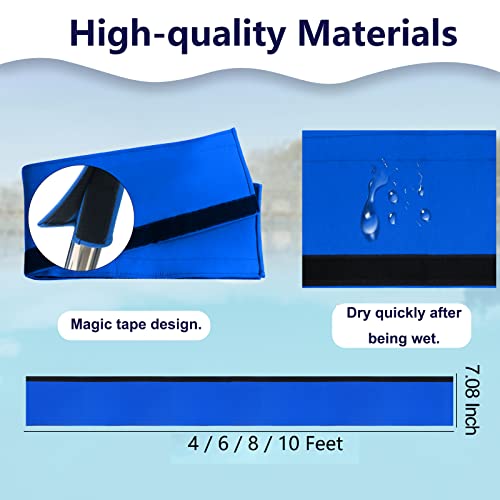 image for Frantie Swimming Pool Hand Rail Cover, 4 Feet Blue Slip Resistant Rail