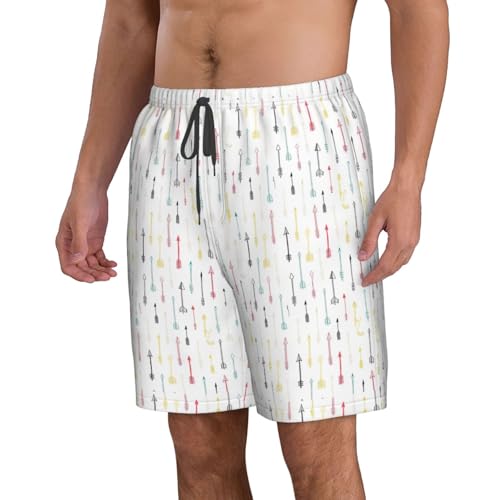 Men's Beach Shorts Swim TrunksFun Patterns Boho Style Arrows Print for Surfing Running Summer Vacation2
