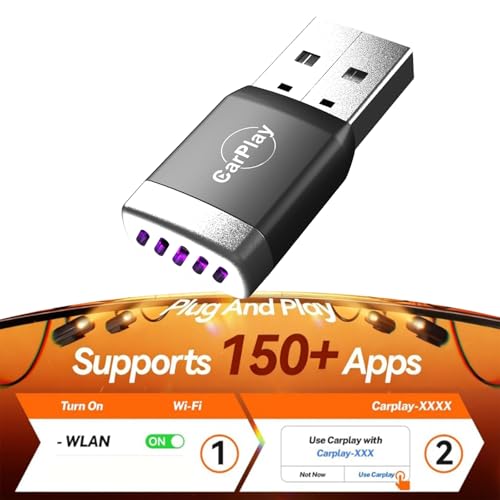 Adaptateur USB de voiture et boîtier de projection d'écran haute résolution - 3