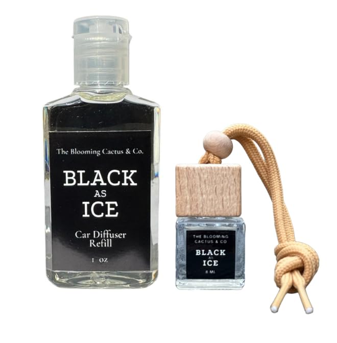 The Blooming Cactus Car Diffuser with Refill included Car scented  on the go Car Air Freshener Hanging Long Lasting Fragrance Phthalate
