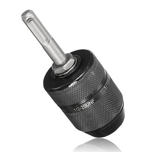EsportsMJJ 2-13 mm pojemność bezkluczykowy uchwyt wiertarski FEVERWORK adapter do konwersji młotka wiertarskiego uchwyt do wiertarki ręcznej