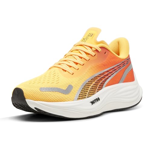 PUMA Womens Velocity Nitro 3 Fade Running Sneakers Shoes - Orange - Size 9.5 M2