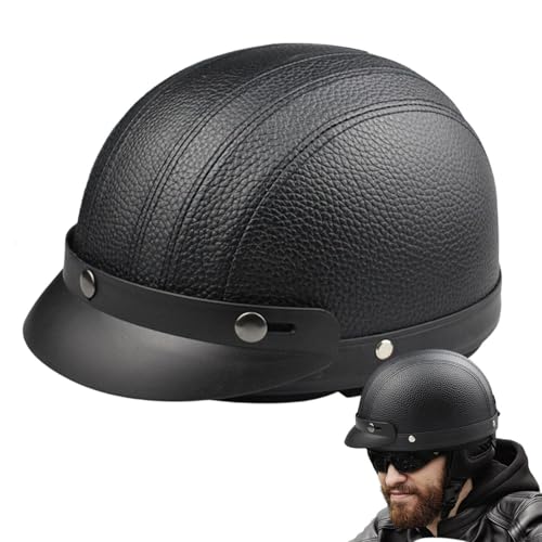 Casque de vélo style casquette de baseball noire pour VTT et vélo électrique urbain