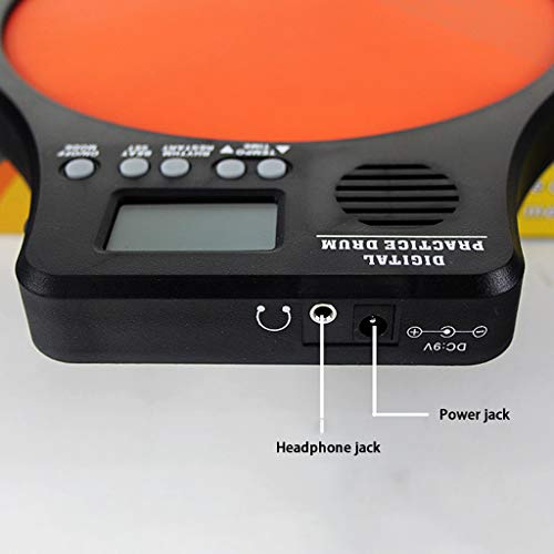 QLTY Elektronische Dumb Drum Pad Metronoom,12 inch Drum Practice Pad Draagbaar,In hoogte verstelbare opvouwbare domme… - Image 8