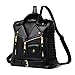 Sfly Women Fashionable Casual Daypacks Leather Backpack with Vintage Look and Unique cute Moto Jacket Design