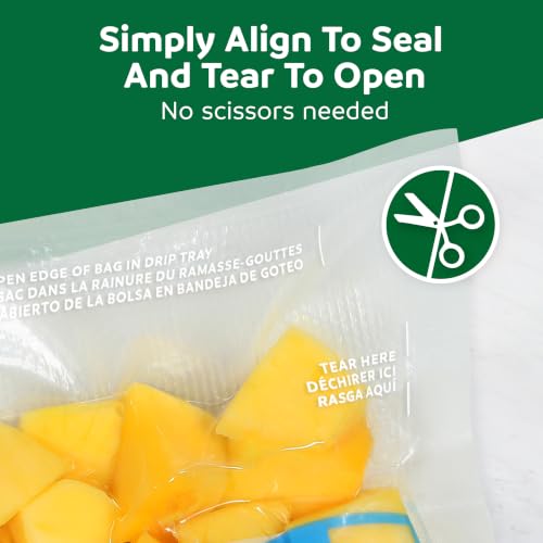 Image of FoodSaver Pint Vacuum Seal Bags, 120 Count Pre-Cut BPA-Free Freezer Bags, Align to Seal & Tear to Open for Food Storage, Sous Vide, and Meal Prep