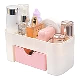 Organizador de Cosméticos: Puede ser como un organizador de tocador, puede poner pinceles, paletas, lápices labiales, borlas de maquillaje y otros accesorios de maquillaje para organizar su tocador.