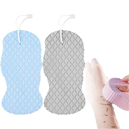 Éponge de bain ultra douce en lot de 2 pour la douche et l'exfoliation du corps