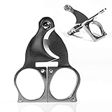 Stainless Steel Cigar Cutter and Cigar Stand Combo