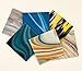 COE 96 Deluxe Assorted Fusible Glass Pack - 4 inch X 4inch Sheets - 6 Pack