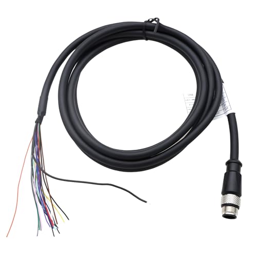 Cable M12 de 17 pines codificado A para lectores de sensores y visión artificial