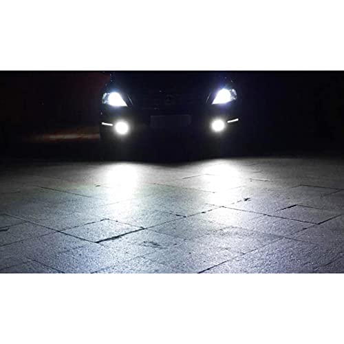 2 Peças Led Luz De Neblina 30W Pára-choques Dianteiro Do Carro Lâmpada De Neblina Drl Para Ford Focu