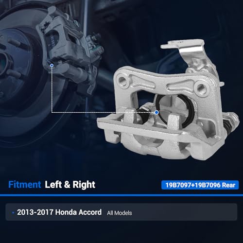 Autoround 19B7097 19B7096 Rear Brake Caliper fit for Honda Accord 2013 2014 2015 2016 2017, Both Driver Passenger Side by Autoround - Used condition - Image 2