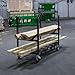 Titan Attachments Mobile Industrial Bar Cradle Cart Truck HD Locking Casters