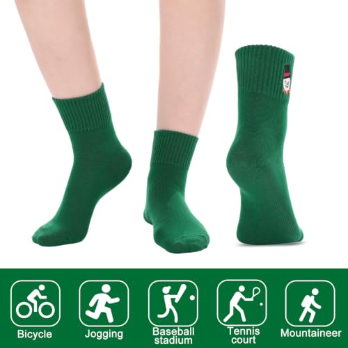 Image of Eurzom 10 Pairs Socks Womens Crew Elastic Ankle Length Cotton Socks Aesthetic Cute Lightweight Low Cut Gifts for Women