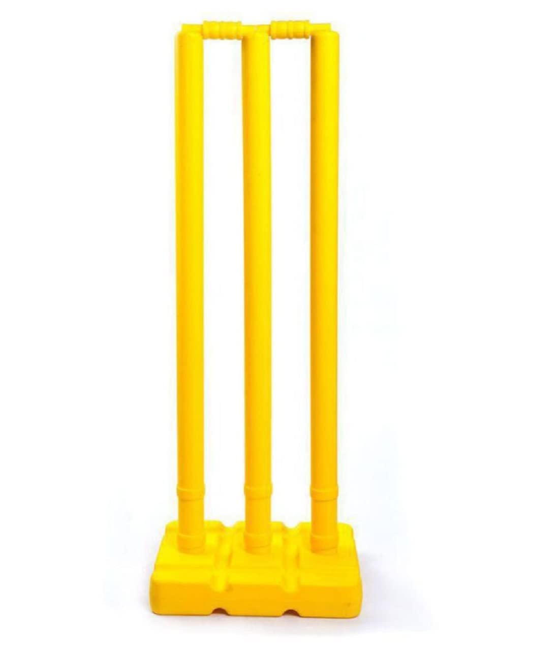 Cricket Stumps Set- 3 Stumps + 2 Bails + 1 Stand (Plastic Wicket Set)-image-14