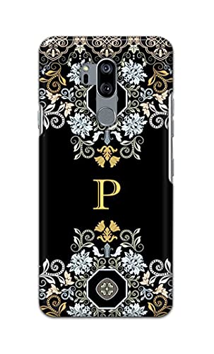 Image of Printed Hard Back Cover Case for LG G7 ThinQ | LG G7 Plus Back Cover (Alphabet P) -1803