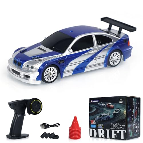 TOUCAN RC HOBBY Ferngesteuertes Auto 1:43 RC Drift Car 4WD Funksteuerung Drift Car RC Auto Mini Toy mit Lights Für Kinder