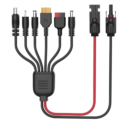 Générateur et station portable connectés partout via le connecteur de panneau universel 6 en 1