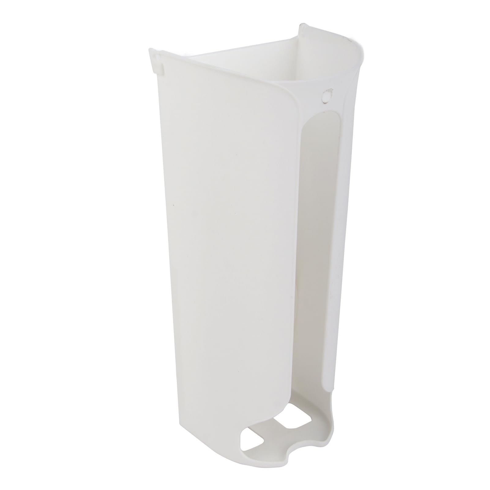 Support Mural Pour Sacs Et Rangement - Lot De 2, Blanc Et Gris, Sans Perforation, Avec Couvercle